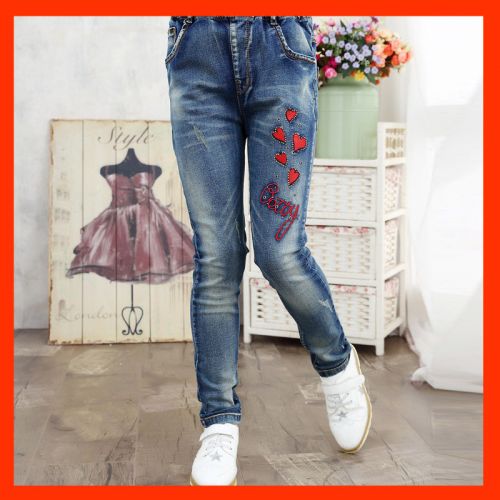  Pantalon fille en toile - Ref 2062478