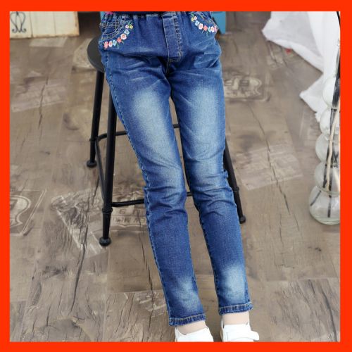 Pantalon fille en toile - Ref 2062479