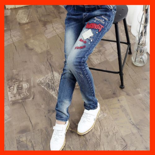 Pantalon fille en toile - Ref 2062480