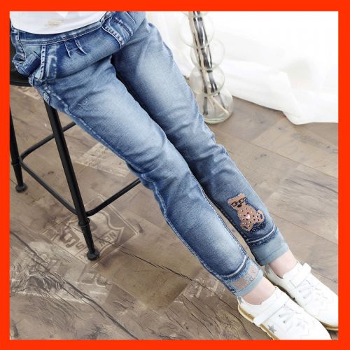 Pantalon fille en toile - Ref 2062483