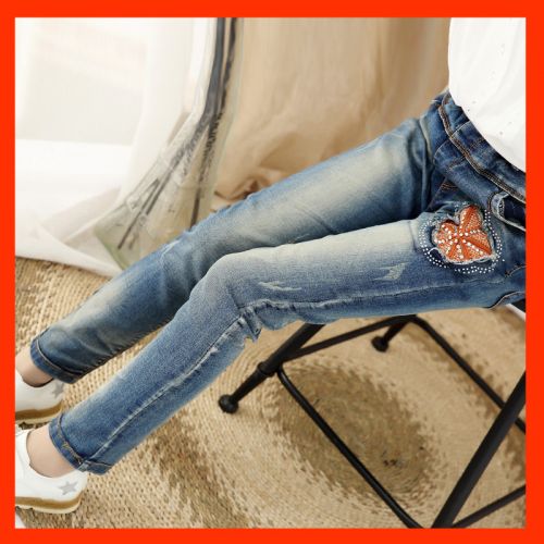 Pantalon fille en toile - Ref 2062485