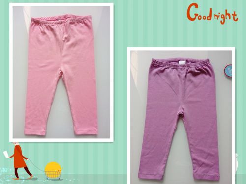Pantalon fille guêtres en Toile de coton - Ref 2062580