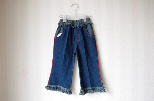 Pantalon fille en toile - Ref 2062777