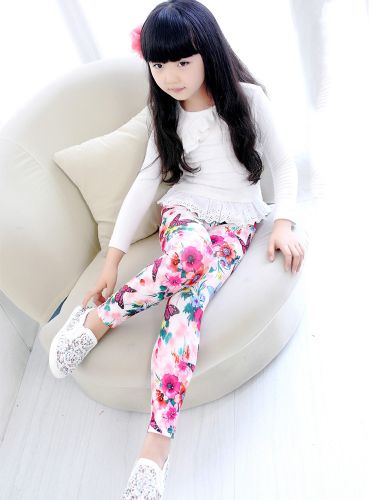 Pantalon fille en mélange - Ref 2062944