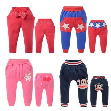 Pantalon fille pantalon en molleton de printemps enfants Toile coton - Ref 2062967