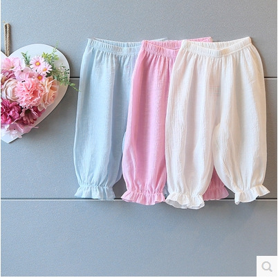 Pantalon fille pantalon en Toile de coton - Ref 2063085