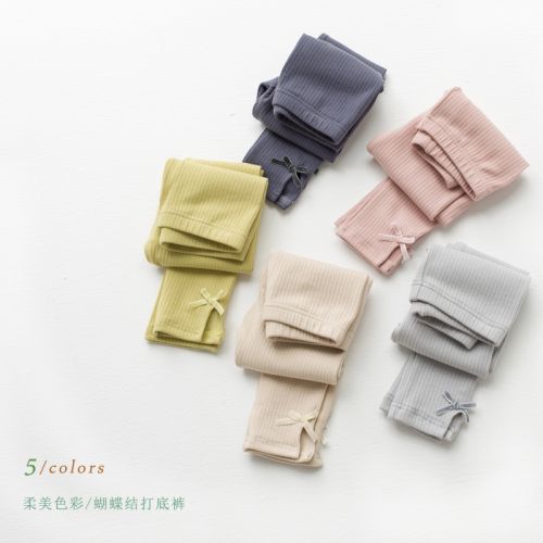 Pantalon fille XINCHENGKIDS coton coloré - Ref 2063607
