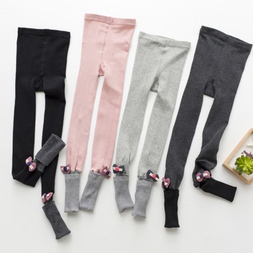 Pantalon fille XINCHENGKIDS coton coloré - Ref 2063608