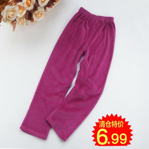 Pantalon fille Marque européennes et américaines en velours - Ref 2063689
