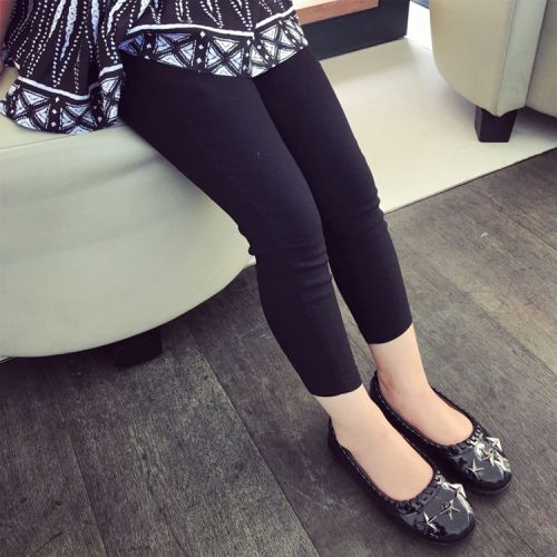 Pantalon fille guêtres en mélange - Ref 2064011