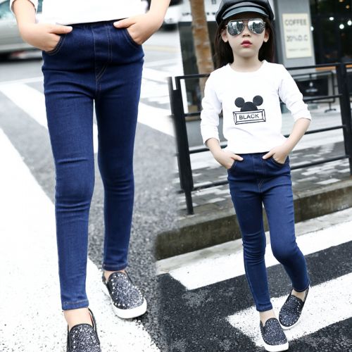 Pantalon fille en toile - Ref 2065540