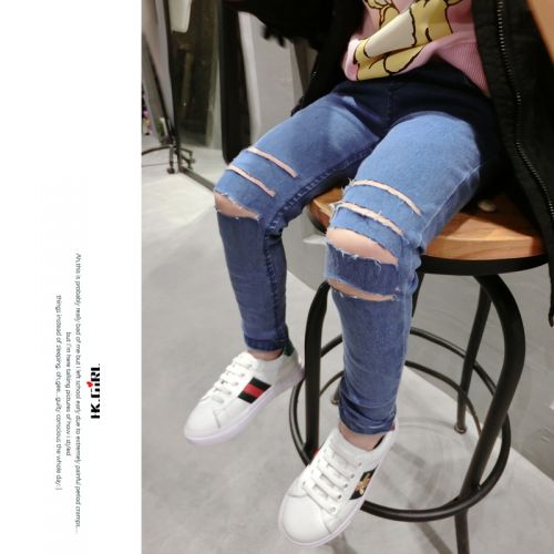 Pantalon fille en toile - Ref 2065553