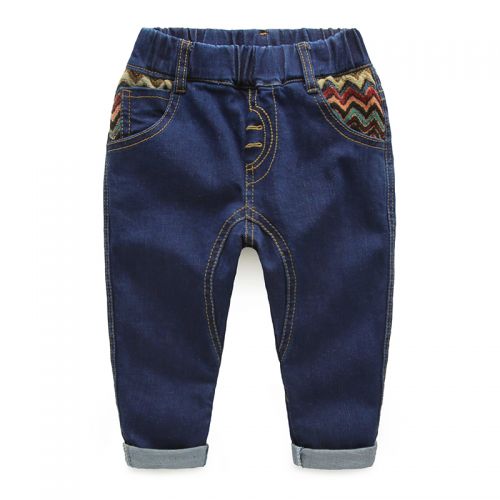 Pantalon garçon YIQIBAOBEI en toile - Ref 2054149