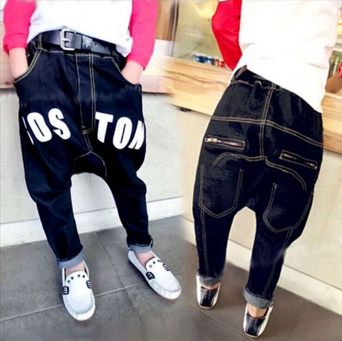 Pantalon garçon PIG XIAOZHU en toile - Ref 2054162