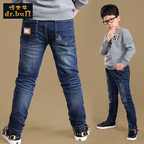 Pantalon garçon DRBULL en coton - Ref 2054324