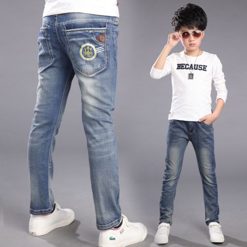 Pantalon garçon en toile - Ref 2054340