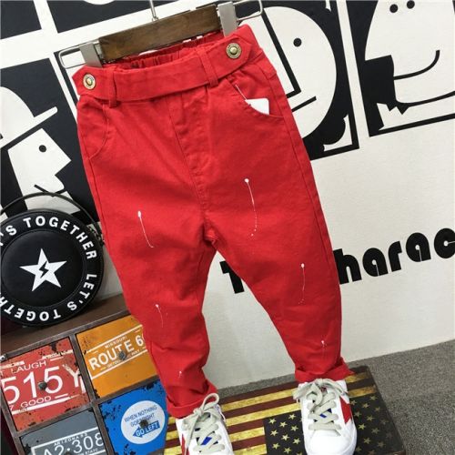  Pantalon garçon en Toile de coton - Ref 2054381