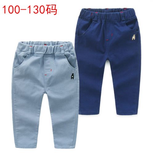 Pantalon garçon ZHENG TZW en Toile de coton - Ref 2054580