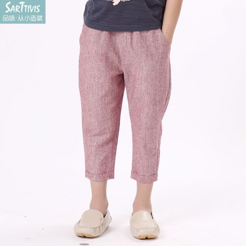 Pantalon garçon SARTTIVIS en Toile de coton - Ref 2054626