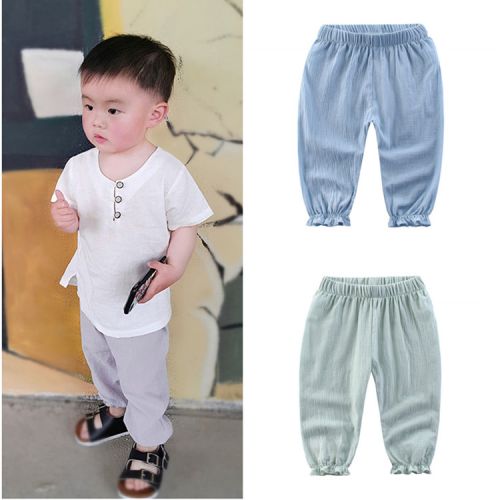 Pantalon garçon en lin - Ref 2054691