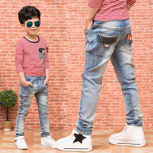 Pantalon garçon en toile - Ref 2054741