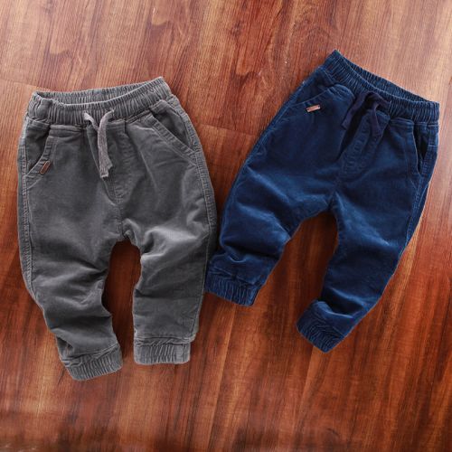 Pantalon garçon en velours côtelé - Ref 2054746
