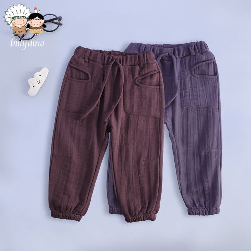 Pantalon garçon BILLYDINO en Toile de coton - Ref 2054804