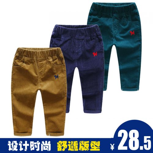 Pantalon garçon en velours côtelé - Ref 2054807
