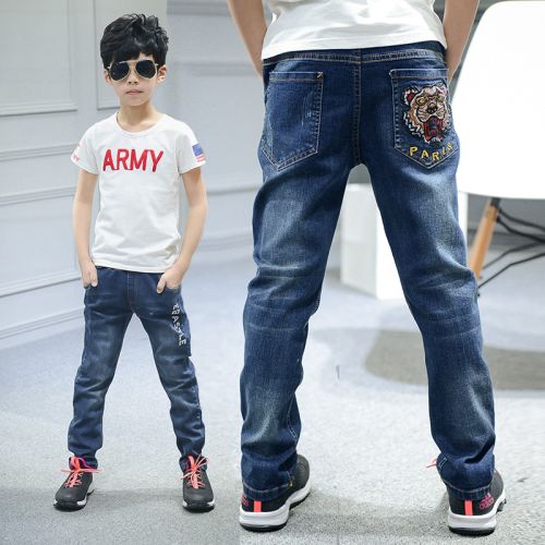 Pantalon garçon jeans - Ref 2054930