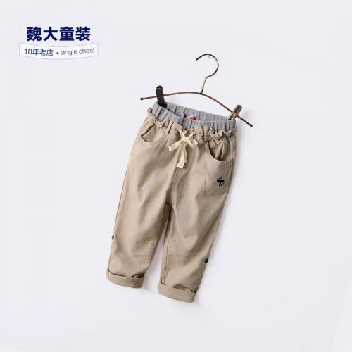 Pantalon garçon ANGLE CHEST en lin - Ref 2054958