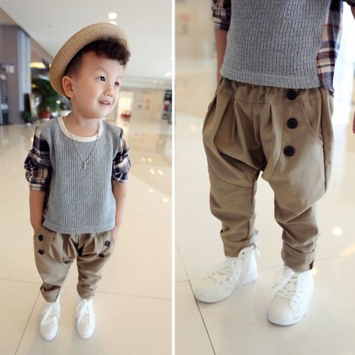 Pantalon garçon en Toile de coton - Ref 2055364