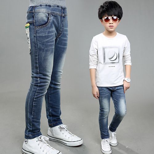 Pantalon garçon JUNMAN en toile - Ref 2055374