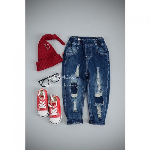 Pantalon garçon LINBB en toile - Ref 2055395
