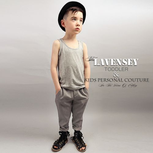 Pantalon garçon LAVENSEY en Toile de coton - Ref 2055480