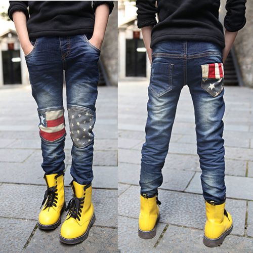 Pantalon garçon coton coloré - Ref 2055829
