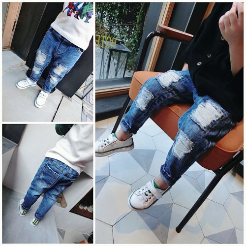 Pantalon garçon en toile - Ref 2055853