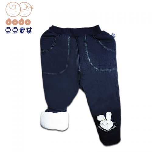Pantalon garçon lapin mignon pantalons d'hiver en mélange - Ref 2055928