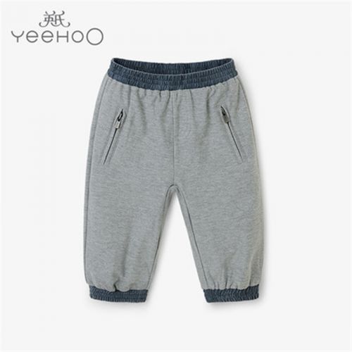  Pantalon garçon YEEHOO en Toile de coton - Ref 2056071