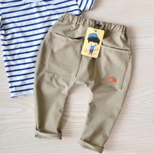 Pantalon garçon PPTANG en Toile de coton - Ref 2057640