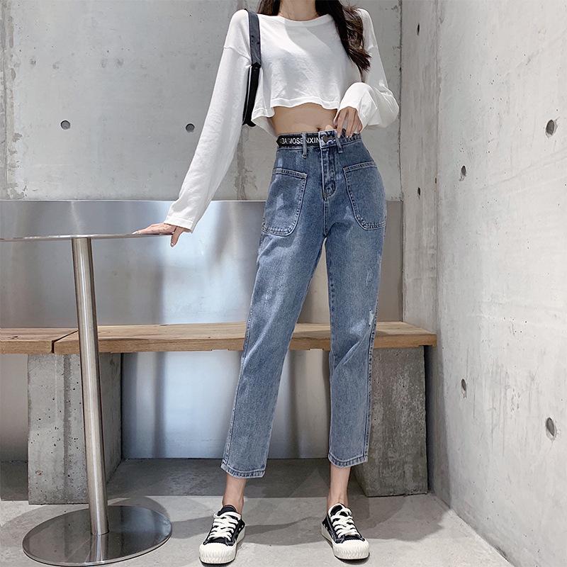 Pantalon léger femme en cow-boy - Ref 3429866