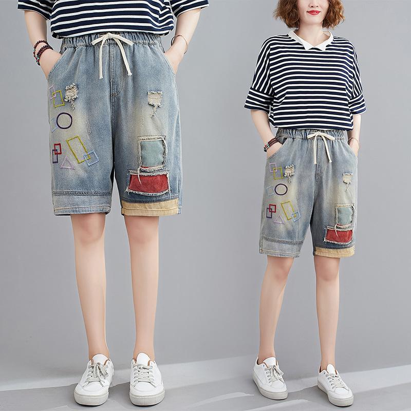 Pantalon léger femme en cow-boy - Ref 3429876