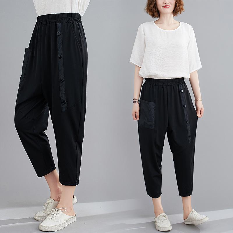 Pantalon léger femme en Mousseline de soie - Ref 3429921