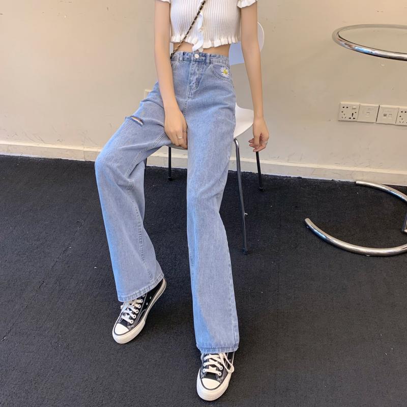 Pantalon léger femme en cow-boy - Ref 3429939