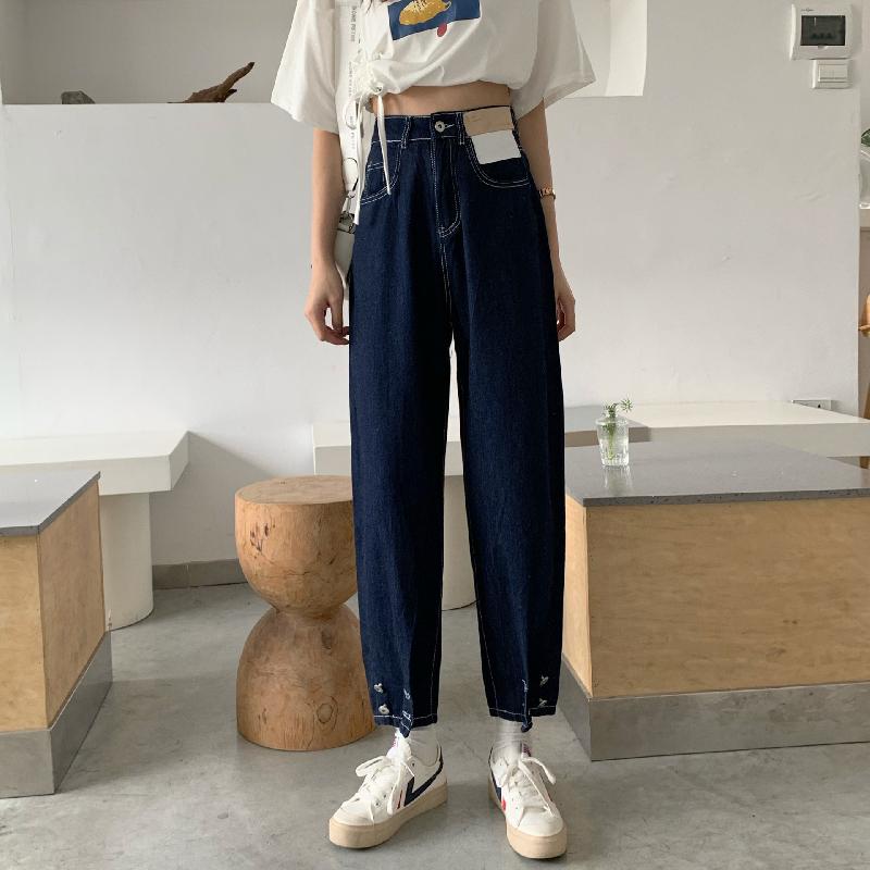 Pantalon léger femme en cow-boy - Ref 3429983