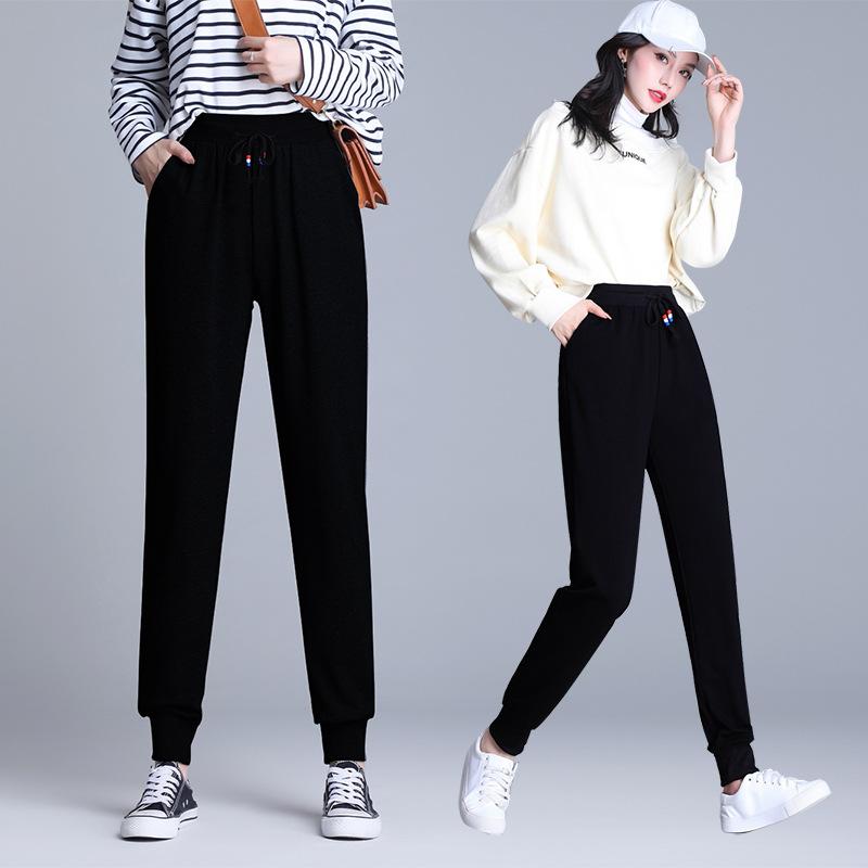 Pantalon léger femme en Mélanges de fibres synthétiques - Ref 3430090
