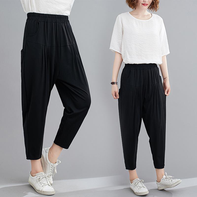 Pantalon léger femme en Mousseline de soie - Ref 3430109