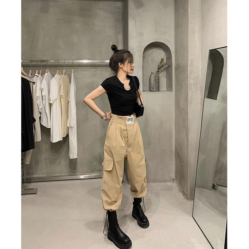 Pantalon léger femme en Mélange de coton - Ref 3430129