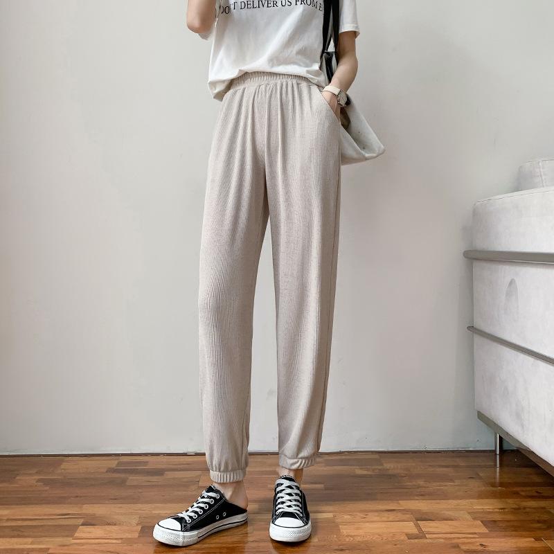 Pantalon léger femme en coton - Ref 3430172