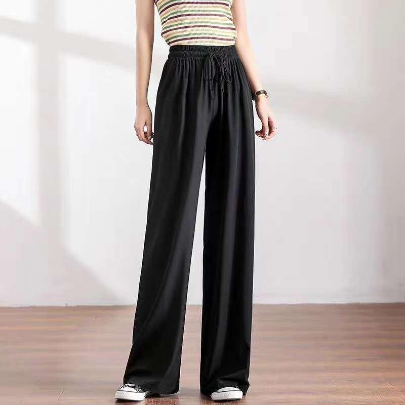 Pantalon léger femme en Soie de glace - Ref 3430214
