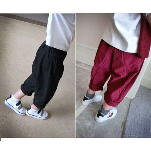 Pantalon pour garçons et filles pantalon décontracté ordinaires en mélange - Ref 2057686